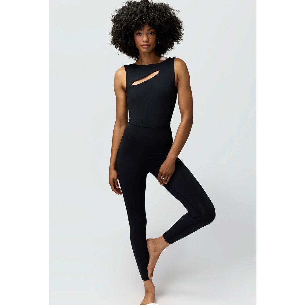Spiritual Gangster Wave Bodysuit 7/8 Black Size M